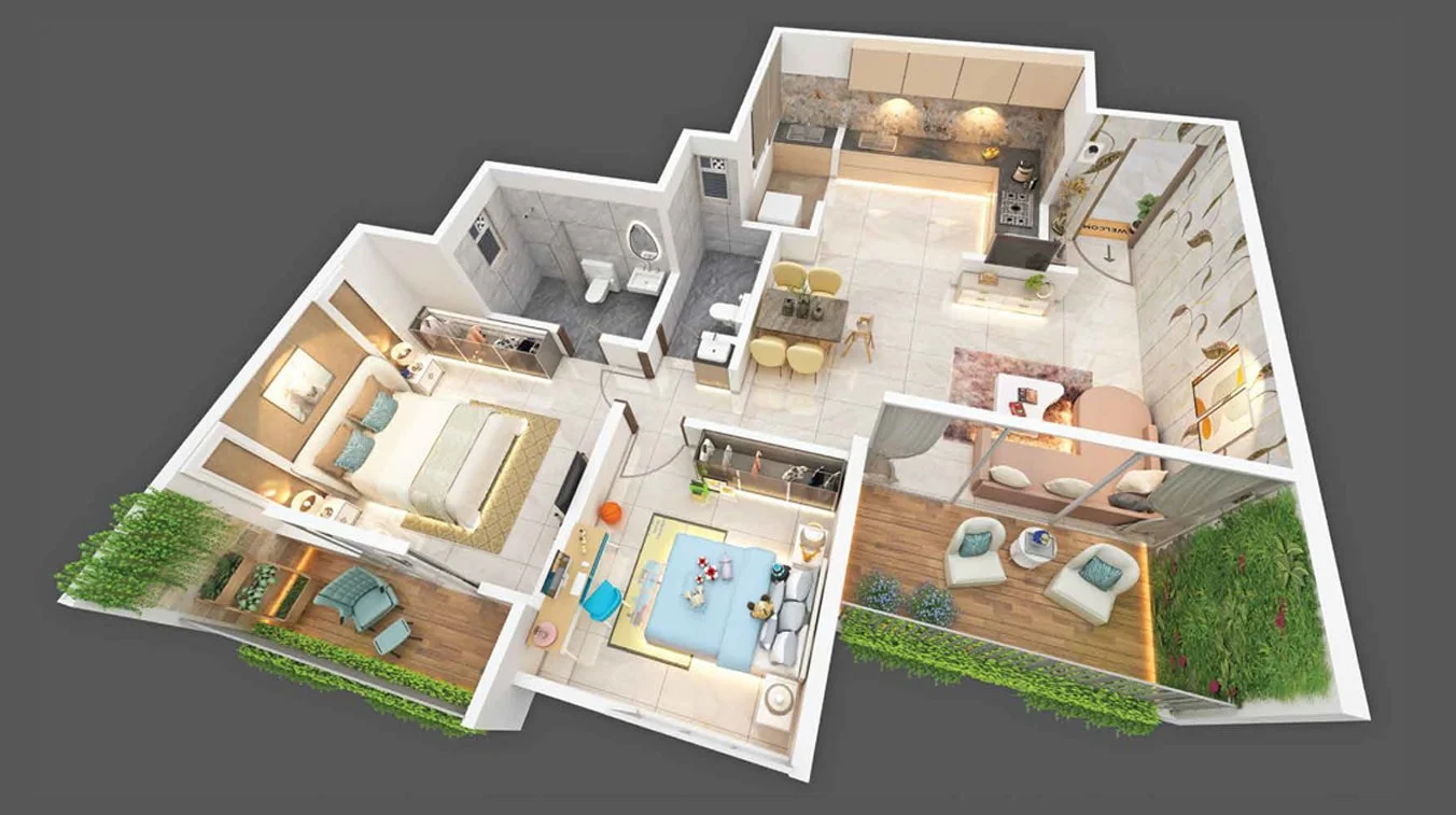 Legacy Aqua Life Ravet 2BHK Image
